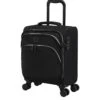It Luggage Trinary Black Underseat Soft Suitcase 1 It Luggage Trinary Black Underseat Soft Suitcase -Luggage World Shop VGB4B SQ1 0000000004 BLACK SLf