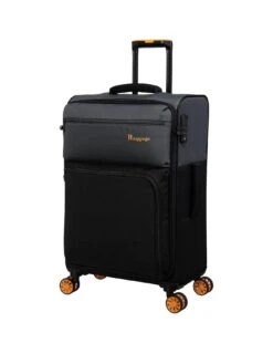 It Luggage Duo-Tone Grey/Black Medium Suitcase Set