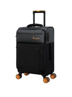 It Luggage Duo-Tone Grey/Black Cabin Suitcase Set