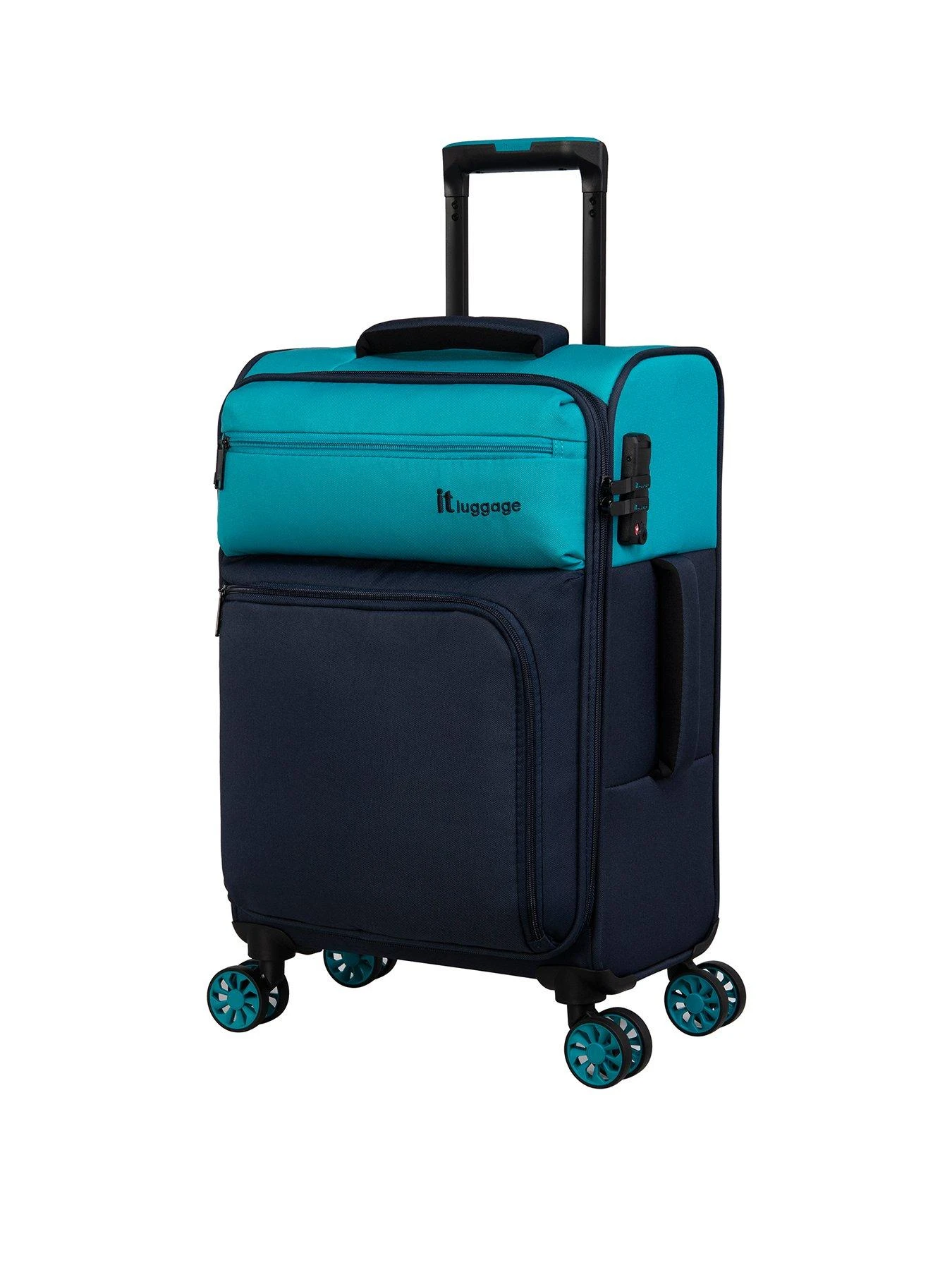 It Luggage Duo-Tone Blue/Navy Cabin Suitcase Set 3 It Luggage Duo-Tone Blue/Navy Cabin Suitcase Set