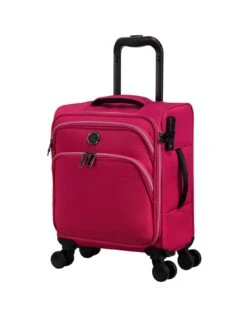 It Luggage Trinary Magenta Blush Underseat Suitcase