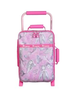 It Luggage Curisoity Mermaid Print Pink Kiddies Suitcase