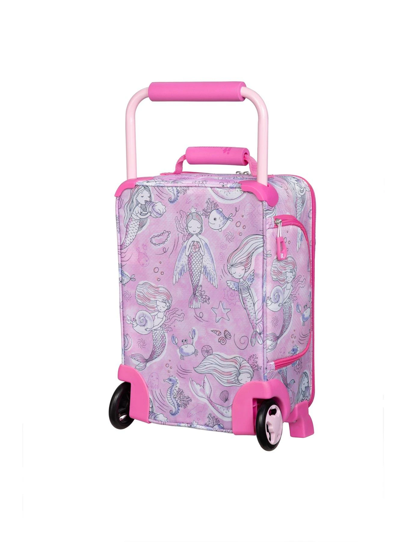 It Luggage Curisoity Mermaid Print Pink Kiddies Suitcase 5 It Luggage Curisoity Mermaid Print Pink Kiddies Suitcase - Image 3