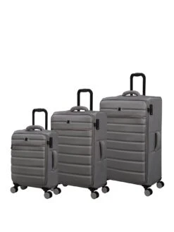 It Luggage Census Grey Skin 3pc Set