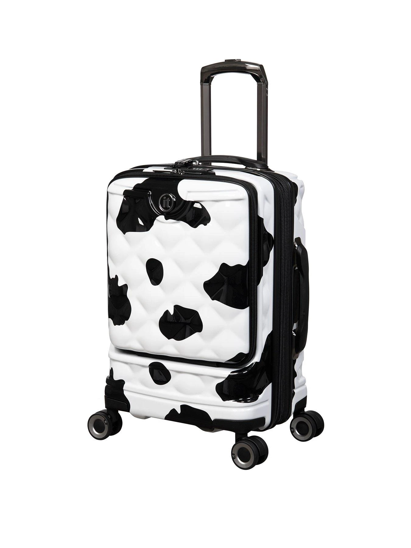 It Luggage Indulging Moo Print Cabin Case With Front Pocket 3 It Luggage Indulging Moo Print Cabin Case With Front Pocket