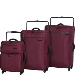 IT Luggage Tritex 3 Piece Set (21"/25"/29") 4-Wheel Luggage Sets